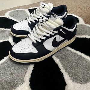 Nike Black and White Low-Top Sneakers